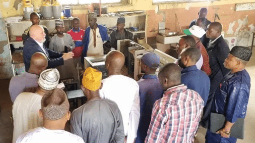 A cross section of participants and their instructor during the hands-on session