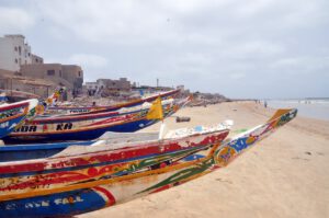 Dakar beach scene