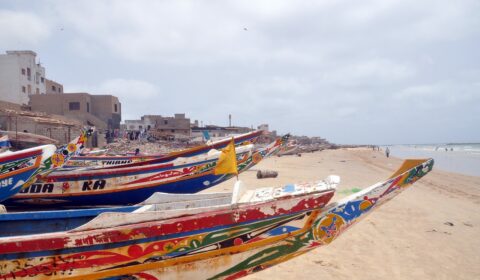 Dakar beach scene